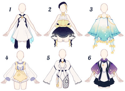 動(dòng)漫服裝素材。